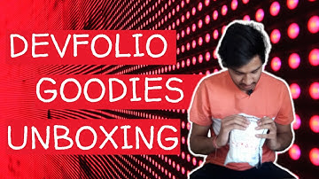 Devfolio Swags Unboxing 🔥🔥 | Goodies ❤️❤️ | First #Unboxing