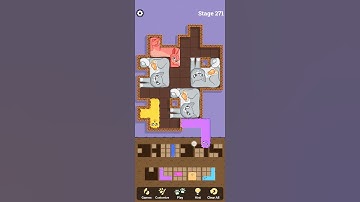 PUZZLE CATS || stage 271 #cartoon #cat #cute #sad #miaw #shortvideo #gaming