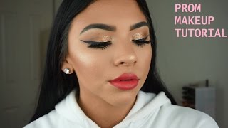 GLAM PROM MAKEUP TUTORIAL | AMBER ROSE OATMAN