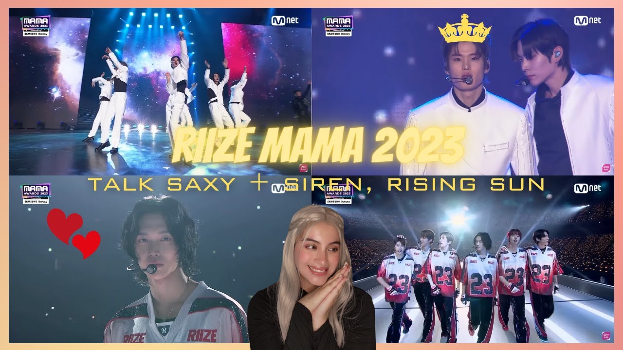 Siren Rising RIIZE (라이즈) - Talk Saxy + Siren, Rising Sun (ft. RIIZE) | Mnet 231129 ...