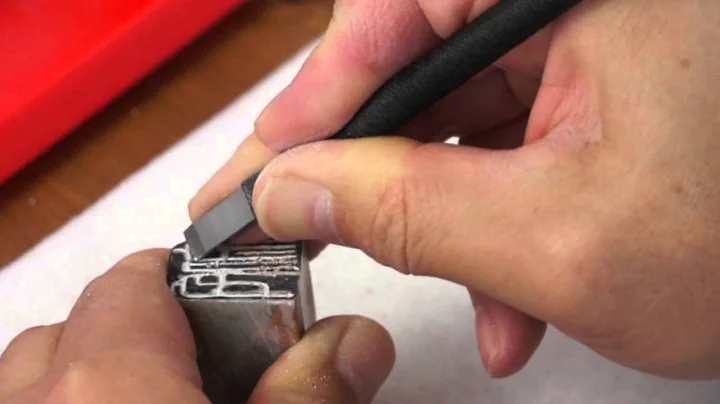 Carving a Commemorative 30th Anniversary Mood Seal...