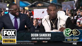 Deion Sanders on exceeding expectations at Colorado, coaching his sons and more! | Big Noon Kickoff