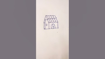 how to draw a house | drawing roof | house drawing plan | easy drawing | #shortvideo #shorts #house