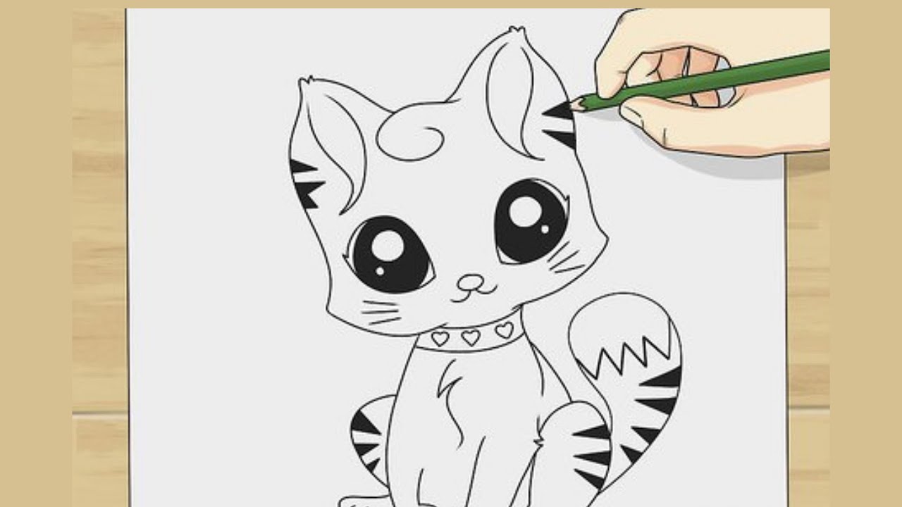 Милые котики рисунки легко и красиво. Милые рисунки карандашом. Рисунки для срисовки котики. Милые картинки для срисовки. Миленькие картинки для срисовки.