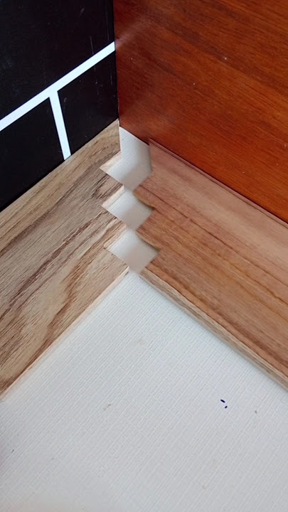 how to measuring beautiful wood corner #woodworking #tricks #diy