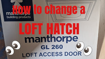 How to change a loft hatch #easy #perfect