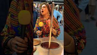 Aunty hyper hogai interview krny i thi  #turkishicecream