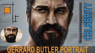 Guess the Celebrity 2 | Full video Gerrard Butler portrait 300 احزر الشخصية الفيديو كامل جيرارد بتلر