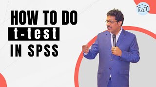 How to do t-test in SPSS