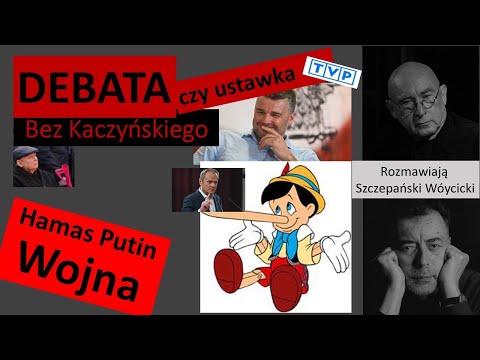 Debata wyborcza bez Kaczyńskiego ///   PiS wystawia rachonia