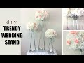 diy trendy wedding centerpiece stand - easy - $10