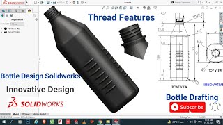 Famous Solidworks Tutorials| Plastic Bottle Design In Solidworks | #solidworks | #autocad Profile