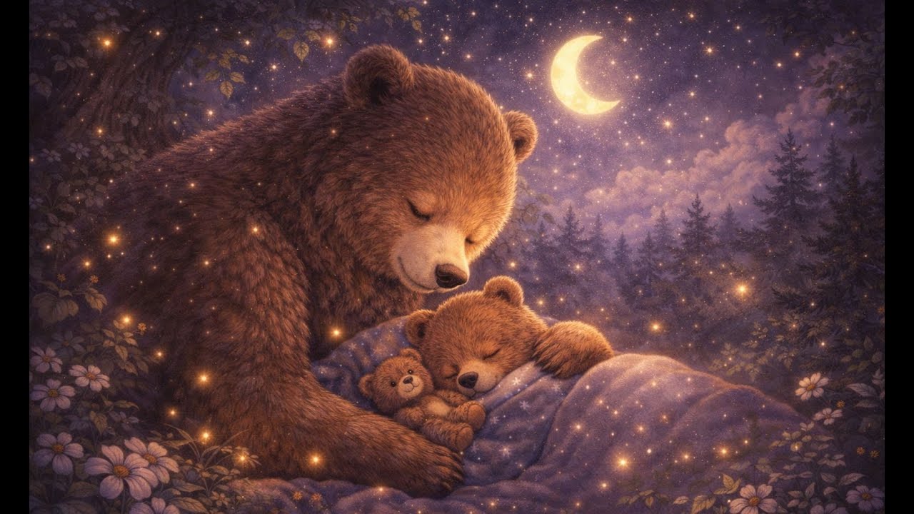 Uyumayı Öğrenen Küçük Ayı Uyku Masalı | Çocuklar ve Yetişkinler İçin Sakinleştirici Masal 🌙✨