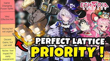 SSR Animus for Perfect Lattice – Who To Skill Up First? SSR Lattice Tierlist | ETHERIA RESTART