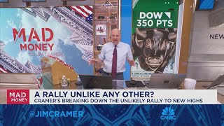 Today's market rally defies regular wisdom, says Jim Cramer