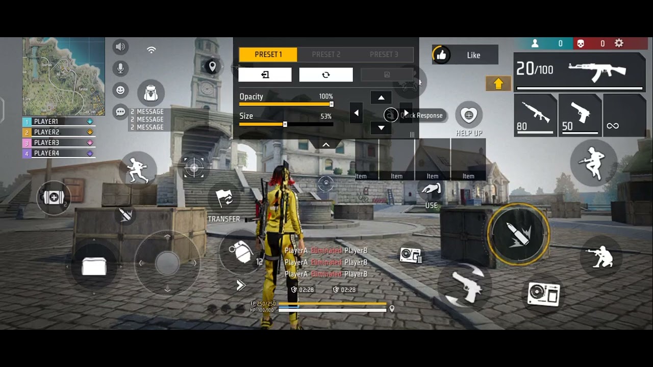 Vivo T3X 5G free fire new sensitivity and DPI setting, Vivo T3X 5G free fire auto headshot