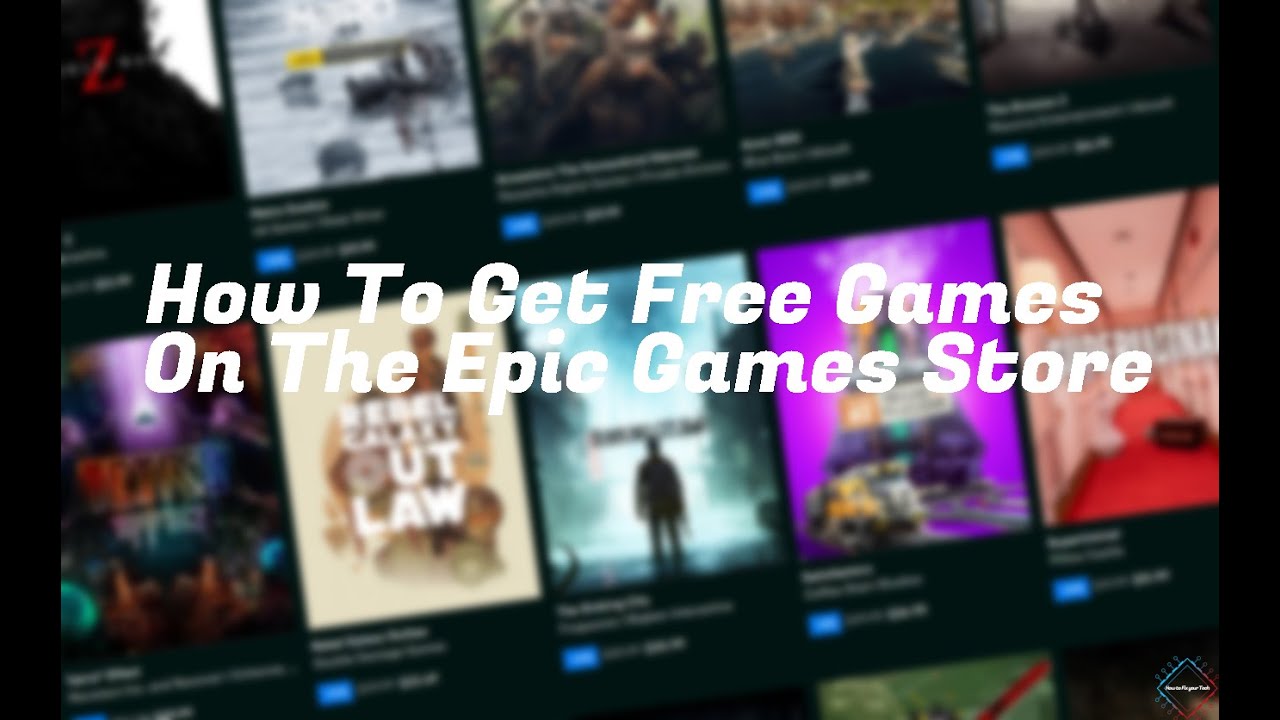 How To Install Games For Free On The Epic Games Store YouTube