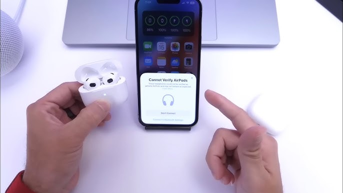 iOS 16 a appris à distinguer les faux AirPods