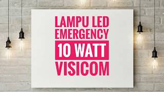 Visicom LED Flood Light Lampu Sorot 10W Kuning (Warm White) Barang akan ditest sebelum dikirim ya Wa. 