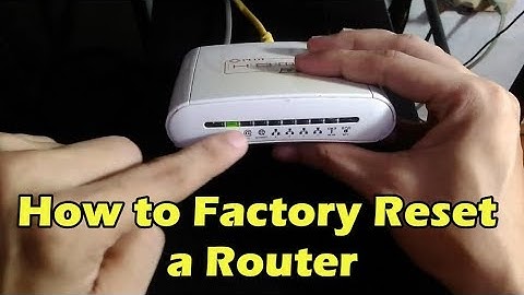 How To Factory Reset PLDT HOME DSL Router/Modem