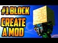 Minecraft how to make a mod with mcreator without coding block tutorial