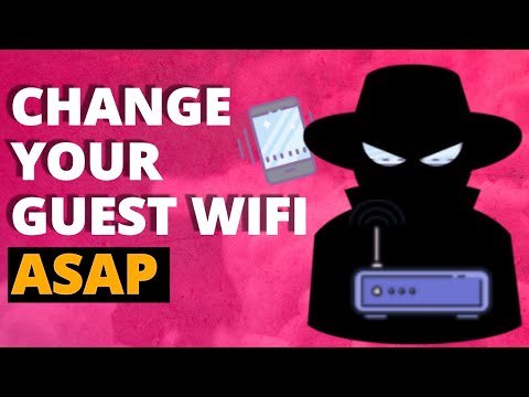 You must move to a Guest WiFi ASAP!