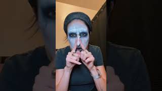 #shorts The Nun - first time playing with scar clay #cosplay #makeuplook #cosplaycostume #makeup