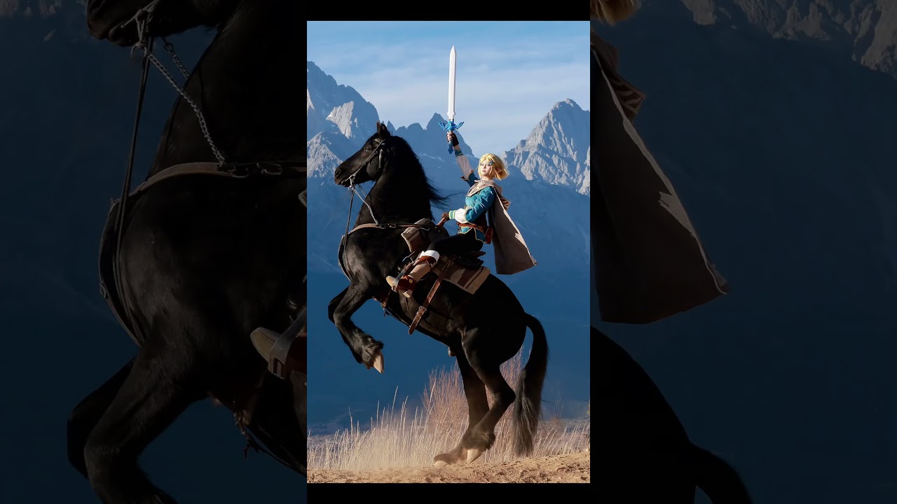 Galloping across Hyrule #anime #game #fyp #zelda #cosplay #cosplayer #girl #cosplaygirl #photography