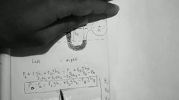 FMP MODULE 1 | PART 11 | DIFFERENTIAL MANOMETER INTRODUCTION & PROBLEM 1