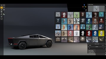 EV Express 10.3  - Blender 2.8x Addon | CyberTruck Scene Test #Blender #EEVEE #Cybertruck