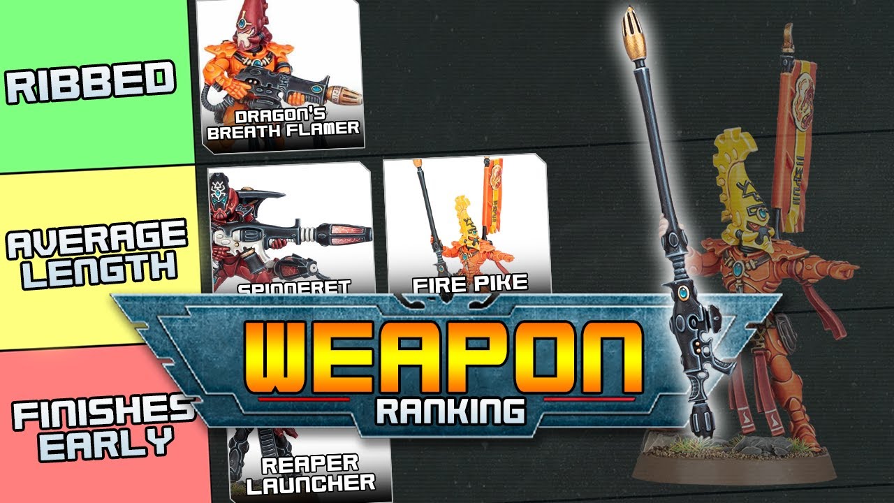 Ranking the Many GIRTHY Guns of the Aeldari - Warhammer 40K