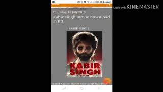 Download kabir singh in hd