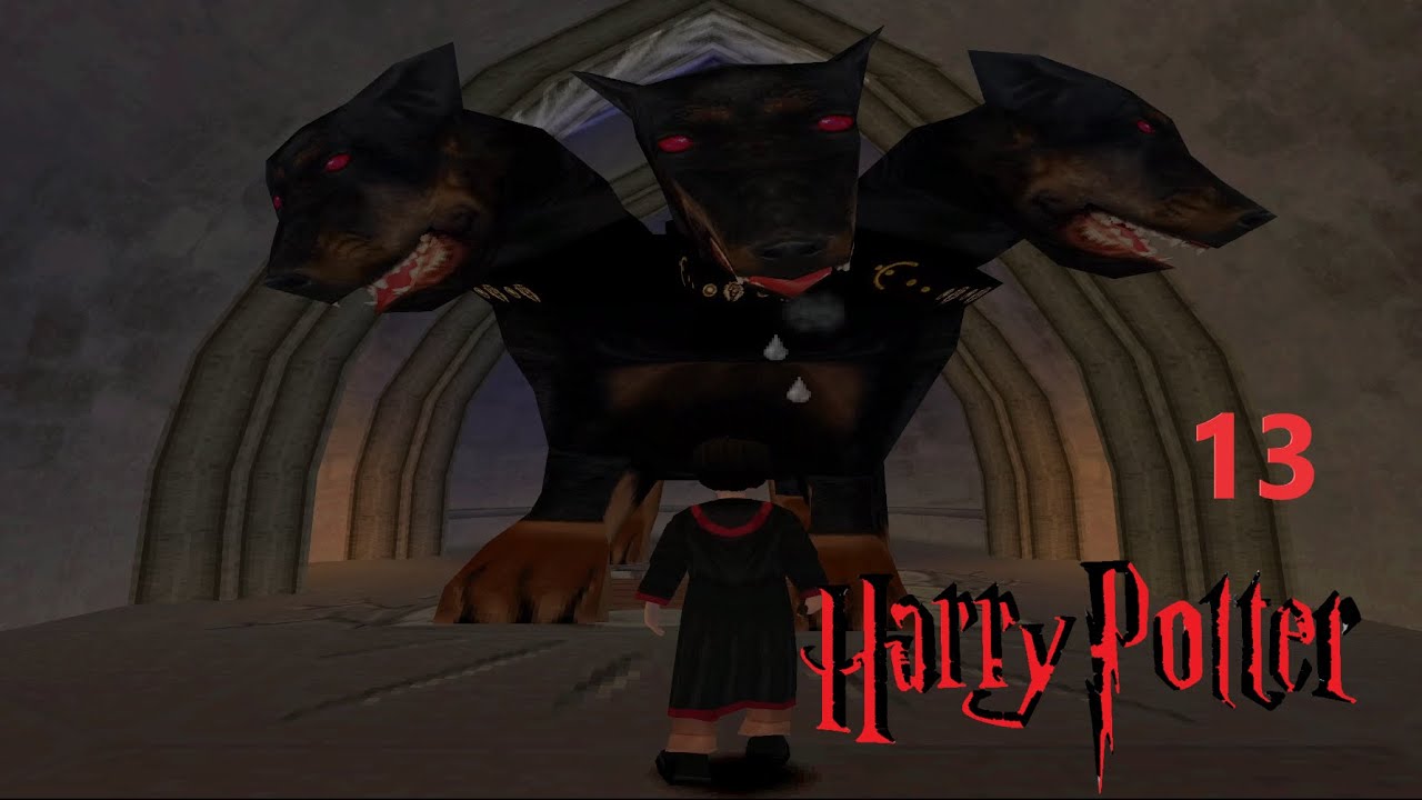 Wie Heißt Der Dreiköpfige Hund Bei Harry Potter Fluffy der dreiköpfige Hund 13 #PS1 Harry Potter und der Stein der