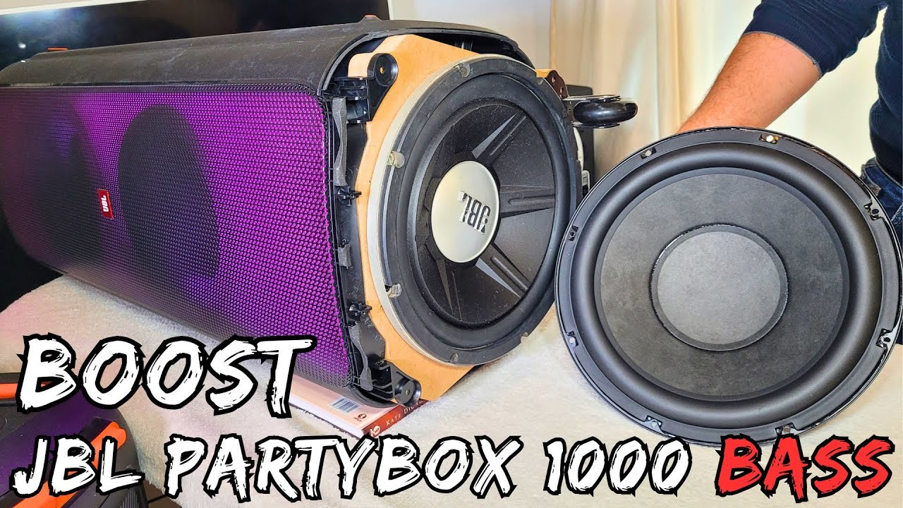 Boost JBL Partybox 1000 BASS with 1400Watts Subwoofer Low