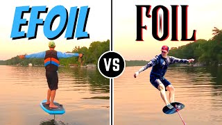 My First Efoil Experience | Efoil vs Hydrofoil