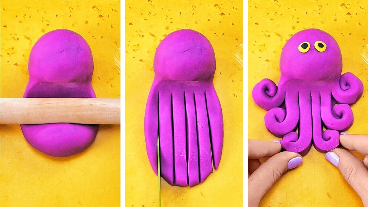 Cute Dough Figures You Can Make Yourself