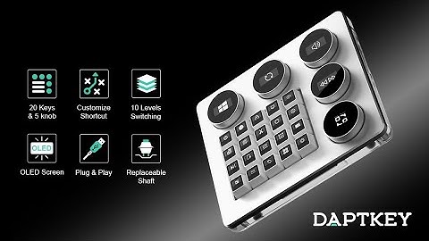 Now on Kickstarter: DaptKey - Streamline Your Workflow & Creative Process