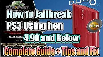 Jailbreak PS3 Using Hen Alternate Host 4.90 and Below | Complete 2023 Guide + Tips and Fix