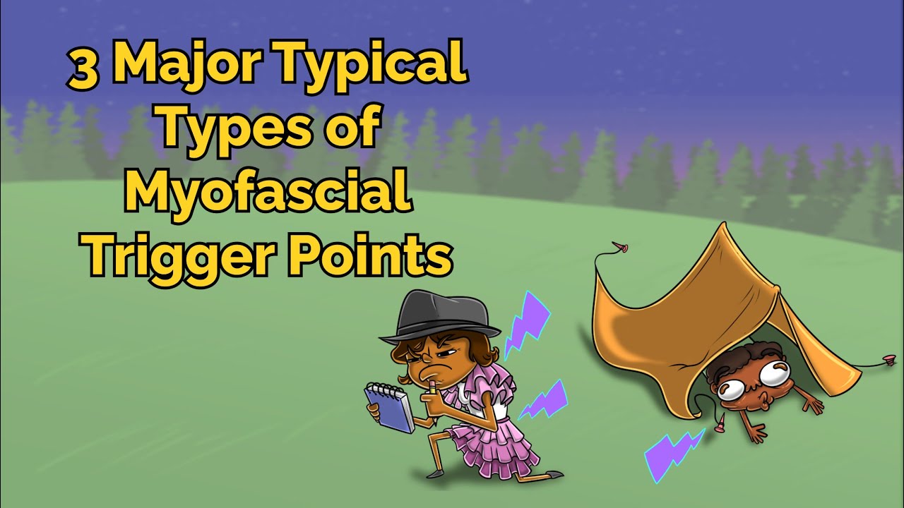 3 Major Typical Types of Myofascial Trigger Points (Step 1, COMLEX, NCLEX®, PANCE, AANP)