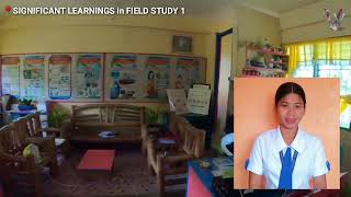 SIGNIFICANT LEARNINGS IN FIELD STUDY 1 | Krizzia Mae Roslinda