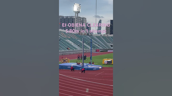 EJ OBIENA DURING ASIAN ATHLETICS CHAMPIONSHIPS IN BANGKOK THAILAND 🇹🇭 #polevault #ejobiena