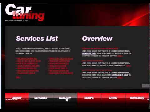 auto website design flash 3