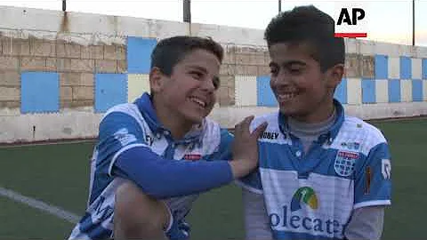 Syrian boys given chance to hone their skills