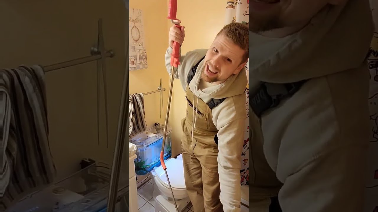 How To Unclog A Toilet With Auger Plumbing Handyman Viral