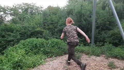guy jumps in 100 nettles