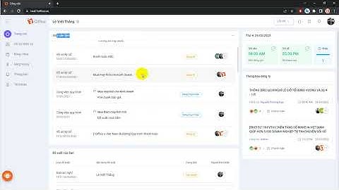 Hướng dẫn quản lý công việc trên 1Office hiệu quả.