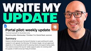 Details Claude in Google Docs: Rough Notes to a Project Update Update