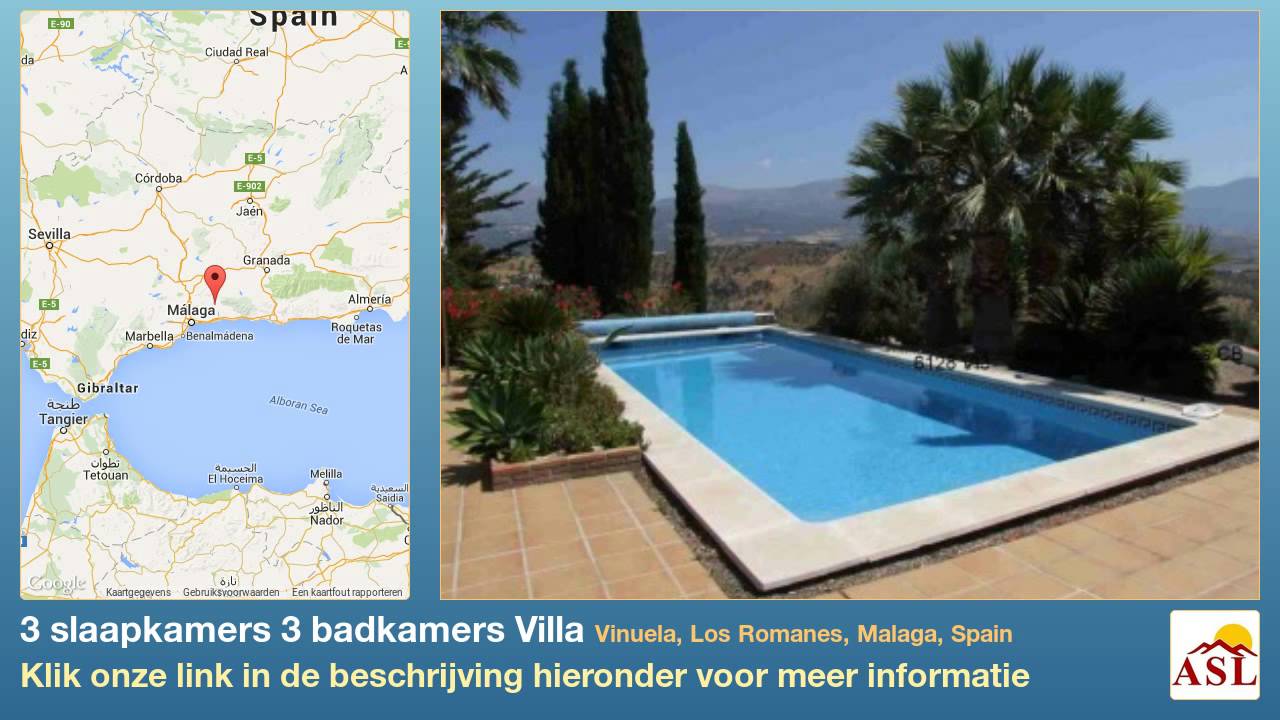 3 slaapkamers 3 badkamers villa te koop in vinuela, los romanes ...
