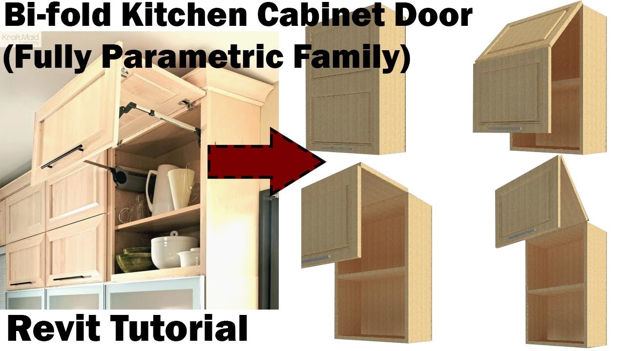 Revit Tutorial Bi Fold Kitchen Cabinet Fully Parametric Family