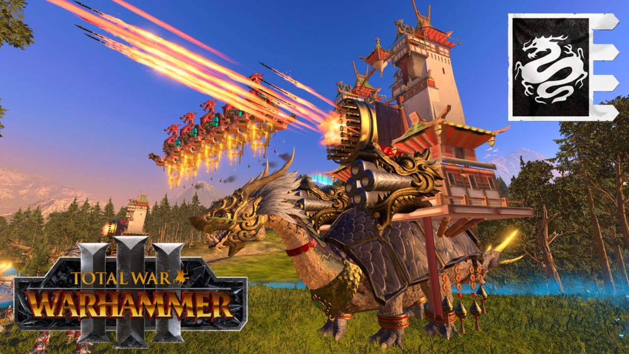 Total War WARHAMMER 3－Grand Cathay VS Khorne FIRESupport TW MOD Super Units 4K YouTube